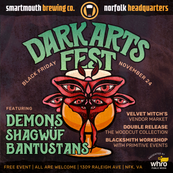 dark arts fest at smartmouth demons shagwuf blacksmith vendor market