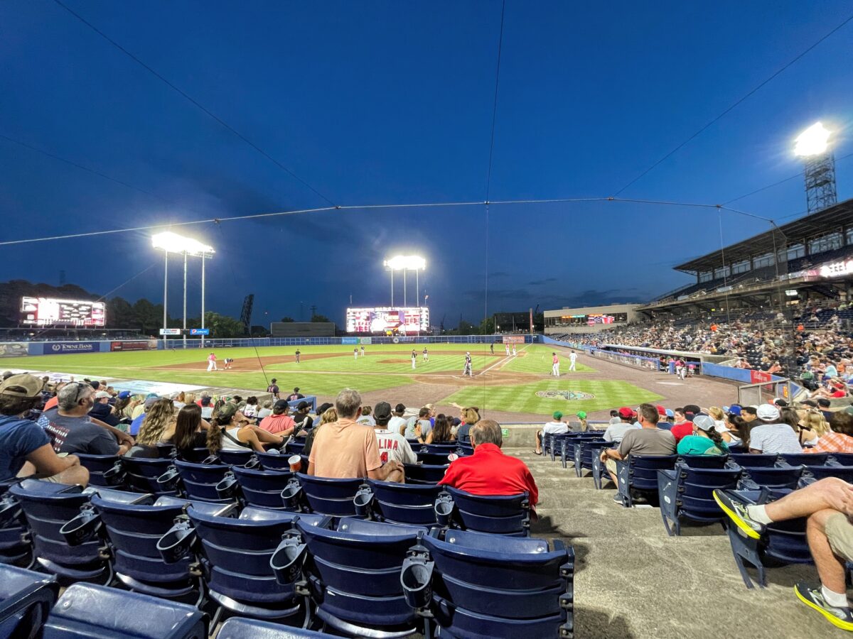 Norfolk Tides night game.